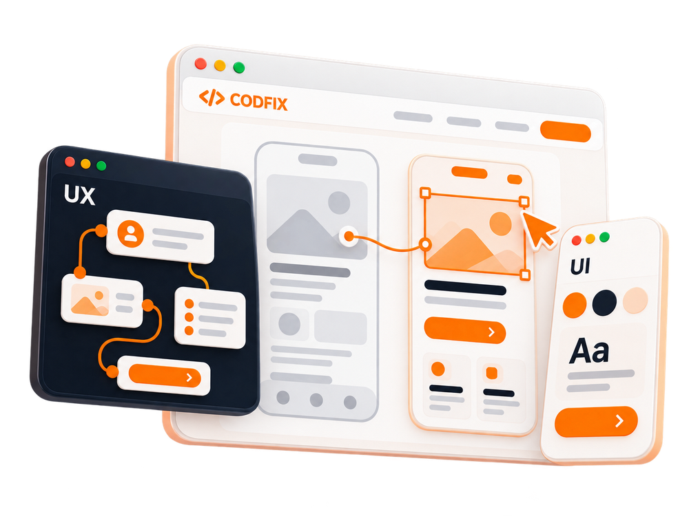 تصميم واجهات المستخدم وتجربة المستخدم UX/UI